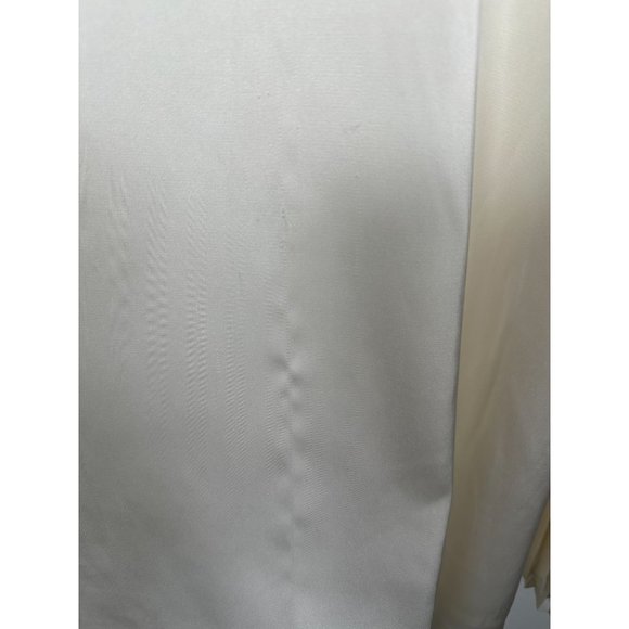 The Limited Collection 3X Blouse Top Womens Cream Angel Sleeves Flowy Poly Spand - Picture 9 of 16